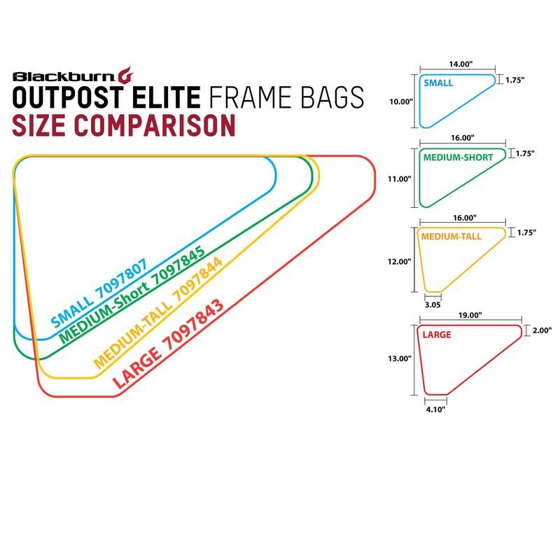 Blackburn Outpost Elite Frame Bag | Medium-Tall