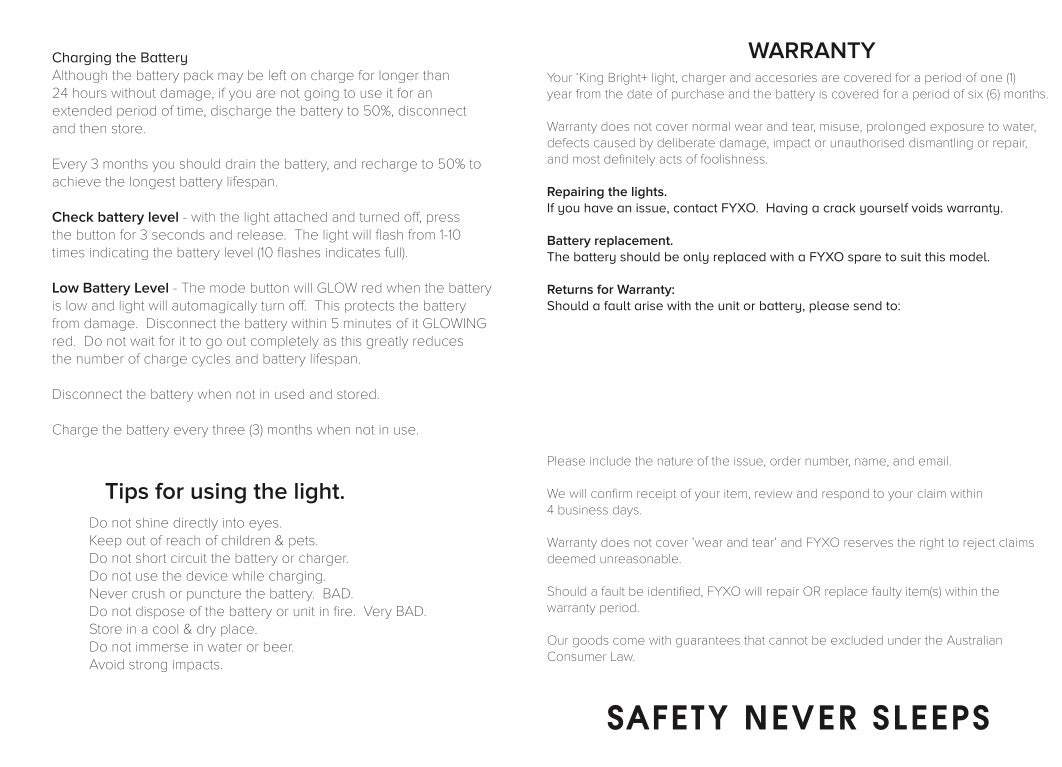 'KING BRIGHT+ high power bicycle light 1000ln