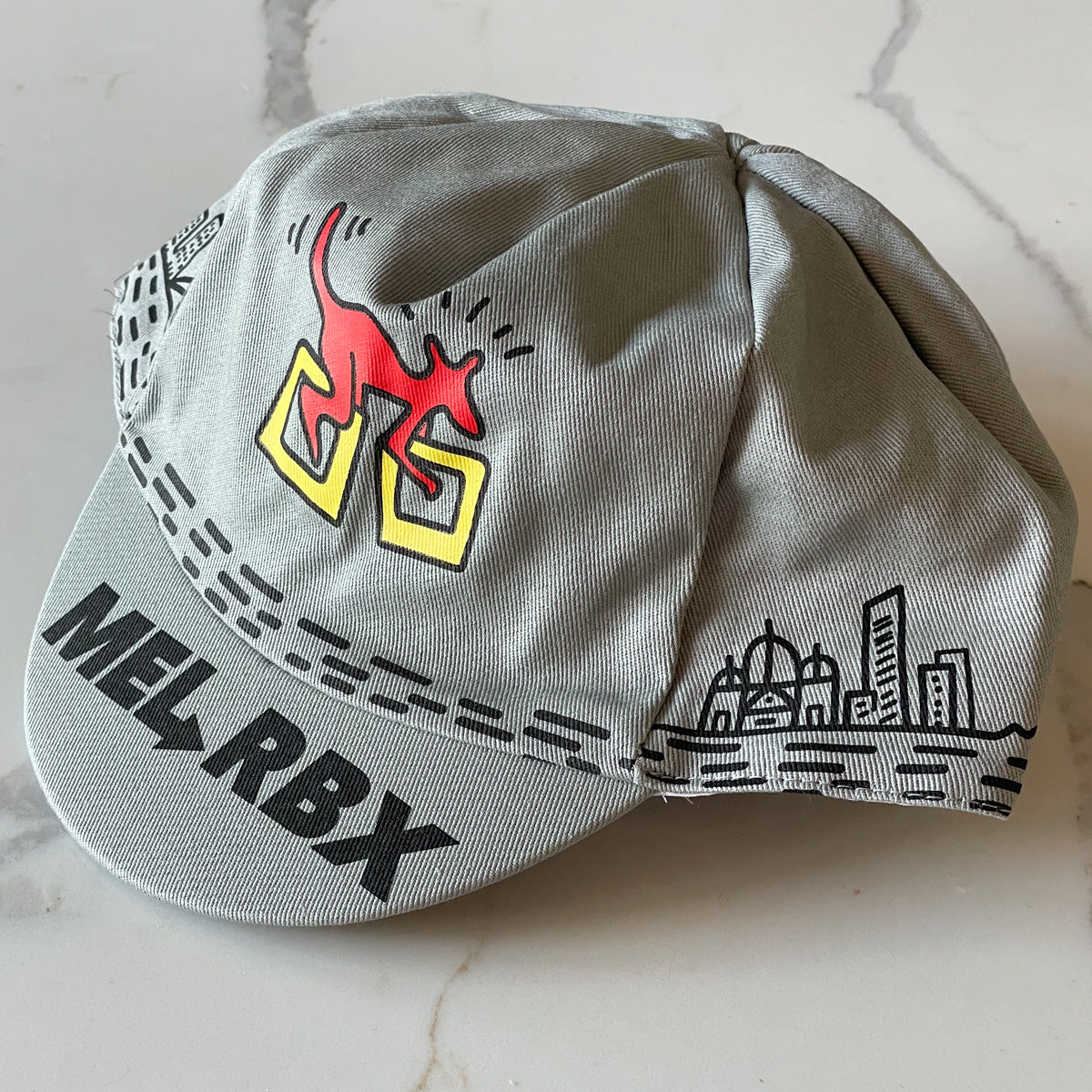 MELBURN Cycling Cap - Grey