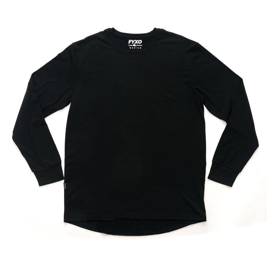 Merino Long Sleeve T-shirt - Black