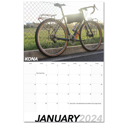 FYXO Bicycle Calendar 2024