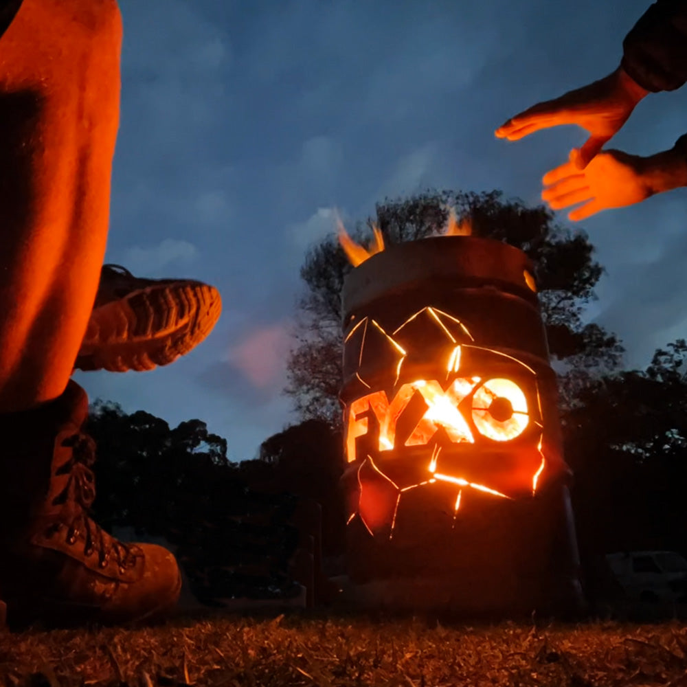 FYXO 'Classic' KAOS KEG // Portable fire - stove - Bush Television - FYXO
