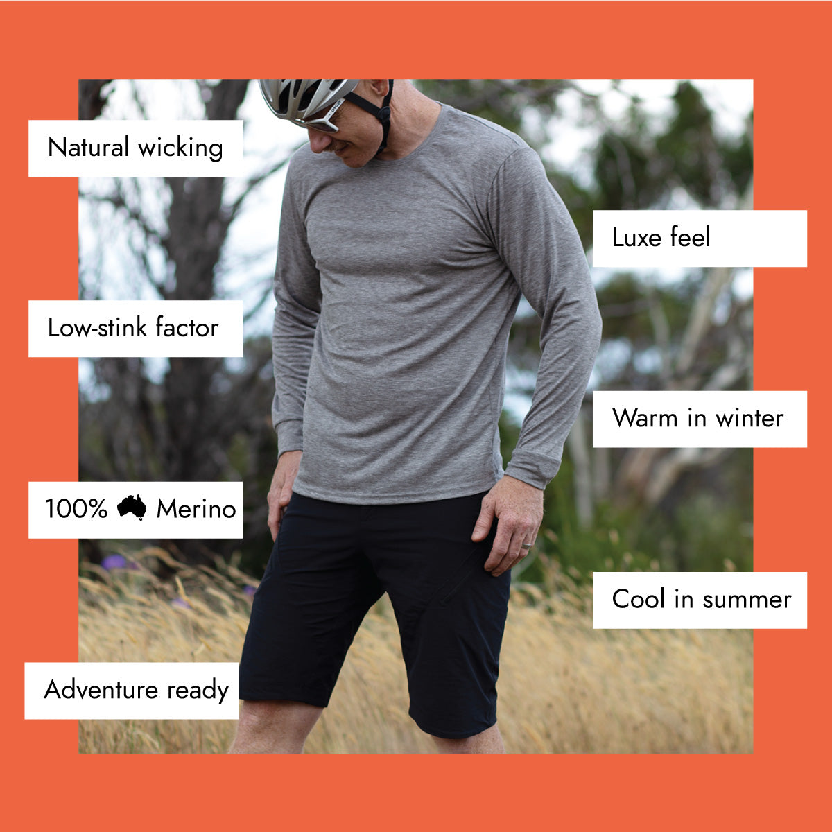 Merino Short Sleeve T-shirt - Black - FYXO